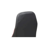 Sedia da gioco reclinabile in similpelle nera Joseff di Furniture of America