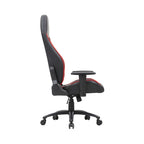 Sedia da gioco reclinabile in similpelle nera Joseff di Furniture of America