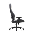 Sedia da gioco reclinabile in similpelle nera Joseff di Furniture of America