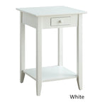 Tavolino da salotto Convenience Concepts American Heritage con 1 cassetto e ripiano