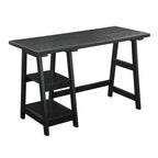 Convenience Concepts Designs2Go Trestle Desk con ripiani