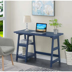 Convenience Concepts Designs2Go Trestle Desk con ripiani