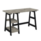 Convenience Concepts Designs2Go Trestle Desk con ripiani