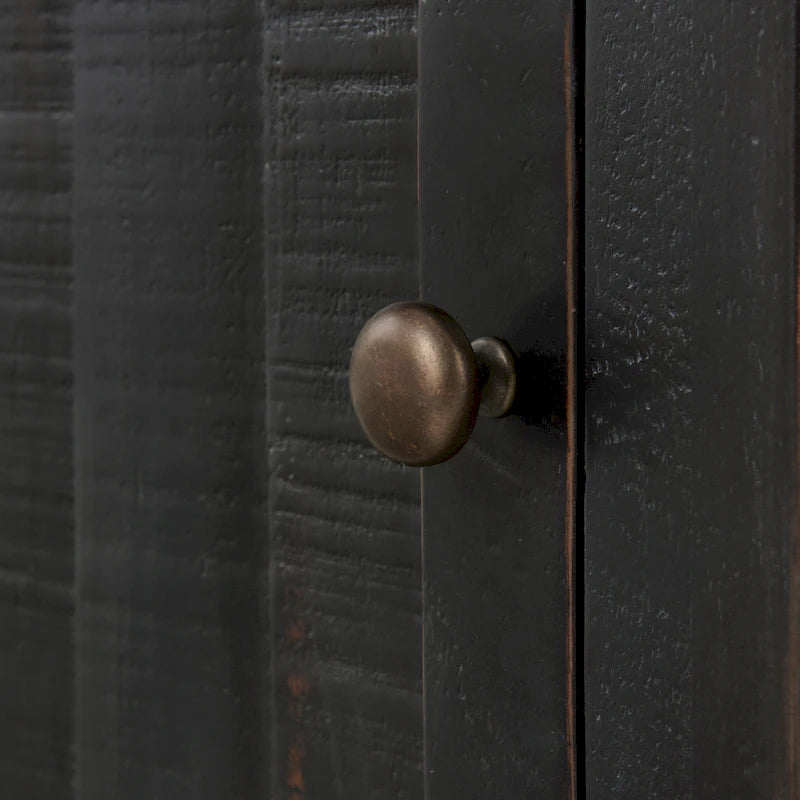 Tavolino da salotto in legno massello Monterey con prese di corrente nascoste