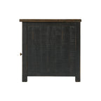 Tavolino da salotto in legno massello Monterey con prese di corrente nascoste