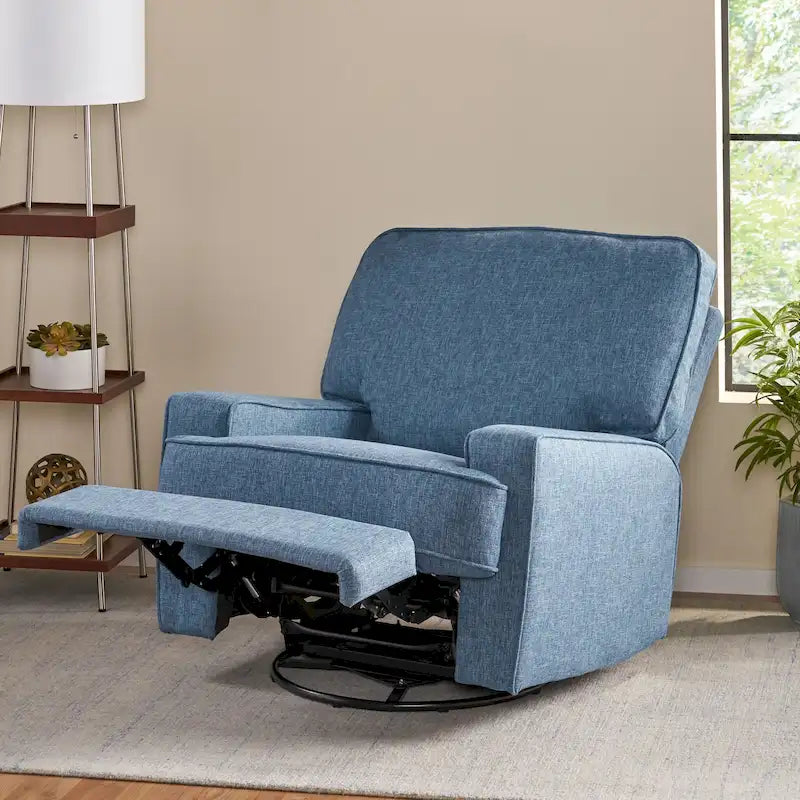 Poltrona reclinabile tradizionale Crockett con meccanismo girevole di Christopher Knight Home