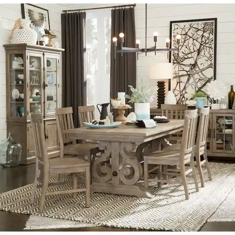 Tavolo da pranzo grigio coda di colomba The Gray Barn Manderley - grigio coda di colomba