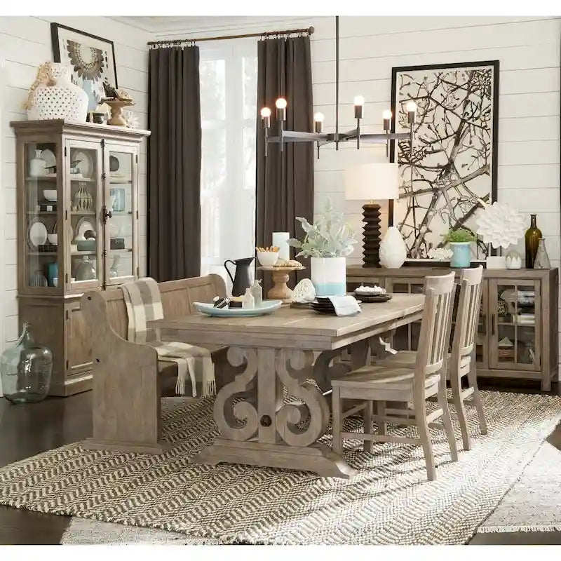 Tavolo da pranzo grigio coda di colomba The Gray Barn Manderley - grigio coda di colomba