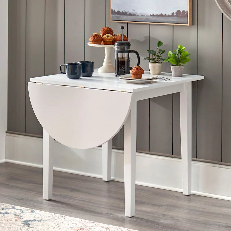 Tavolo da pranzo con ribalte in legno massello Simple Living Country Cottage