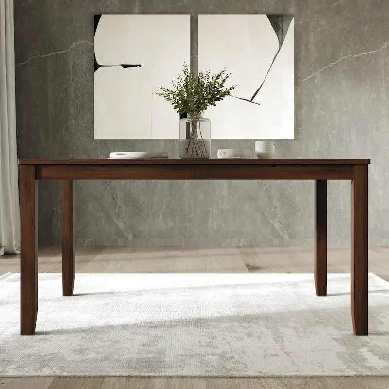 Tavolo da pranzo in legno minimalista e senza tempo CraftPorch - N/D