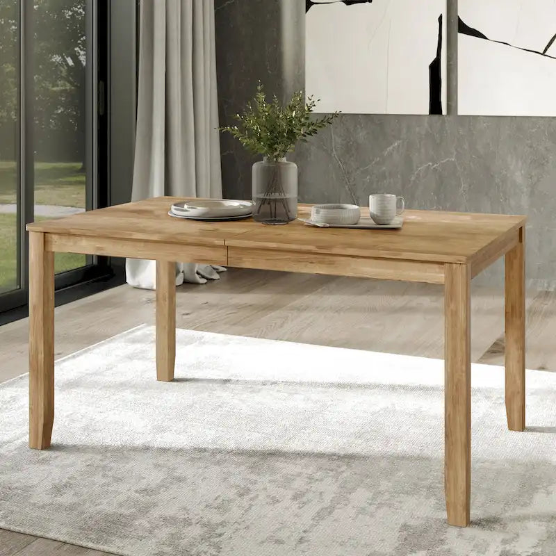 Tavolo da pranzo in legno minimalista e senza tempo CraftPorch - N/D