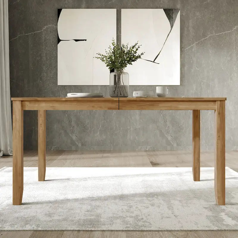 Tavolo da pranzo in legno minimalista e senza tempo CraftPorch - N/D