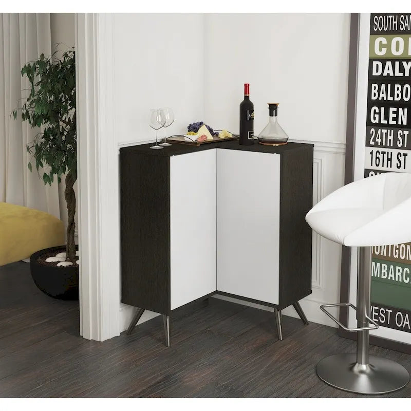 Unità di stoccaggio angolare Bestar Small Space Krom