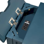 Tavolino laterale Zayden con 1 cassetto e stazione di ricarica di iNSPIRE Q Bold