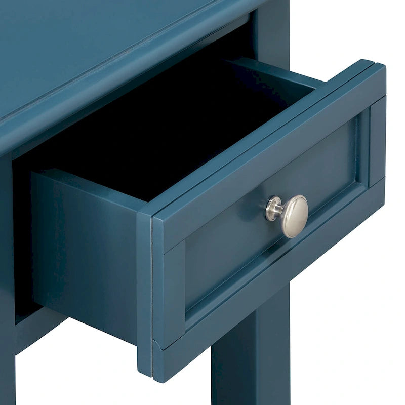 Tavolino laterale Zayden con 1 cassetto e stazione di ricarica di iNSPIRE Q Bold