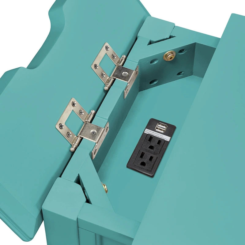 Tavolino laterale Zayden con 1 cassetto e stazione di ricarica di iNSPIRE Q Bold