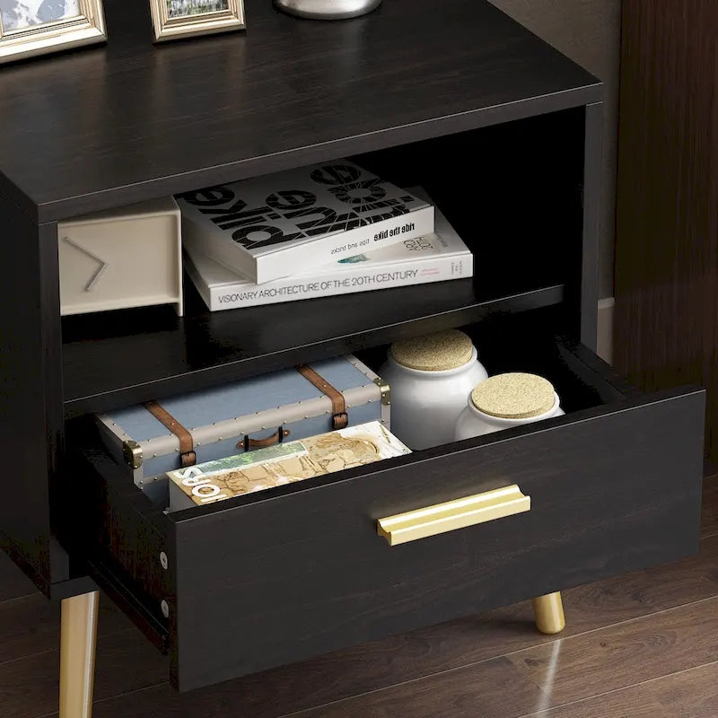 Kerrogee Modern 1-drawer Nightstand