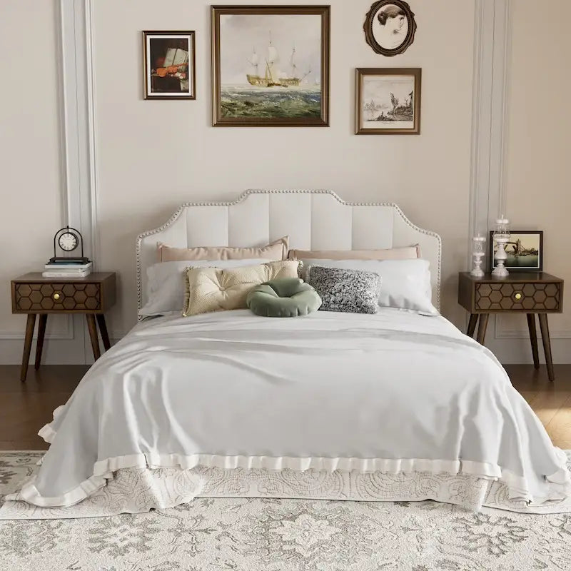 Comodini moderni di metà secolo COSIEST con cassetto (set da 2)