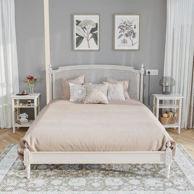 Comodini moderni di metà secolo COSIEST con cassetto (set da 2)