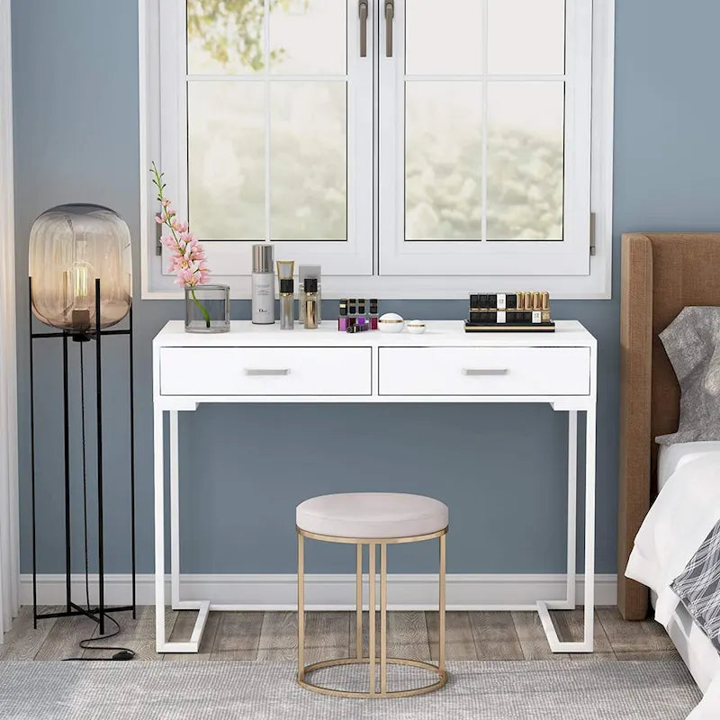 Scrivania per computer con cassetti, scrivania