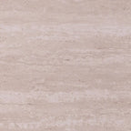 Tavolino rotondo moderno Aldea di SEI Furniture con piano in finto marmo e ripiano in finto legno