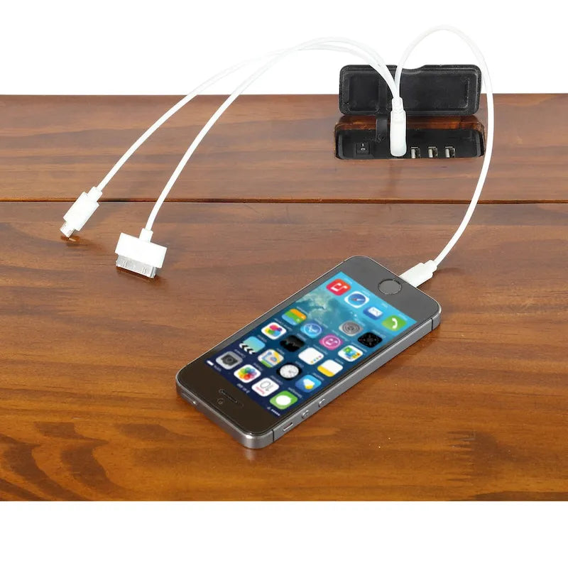 Scrivania pieghevole moderna con 4 porte USB