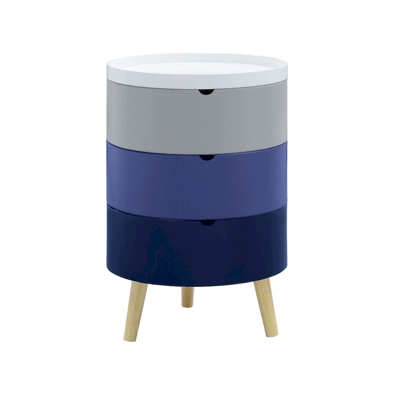 Tavolino con vassoio superiore e 3 scomparti nascosti