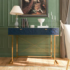 Scrivania da ufficio lucida Clihome con cassetti portaoggetti