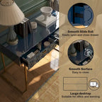 Scrivania da ufficio lucida Clihome con cassetti portaoggetti