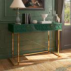 Scrivania da ufficio lucida Clihome con cassetti portaoggetti