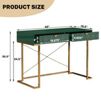 Scrivania da ufficio lucida Clihome con cassetti portaoggetti