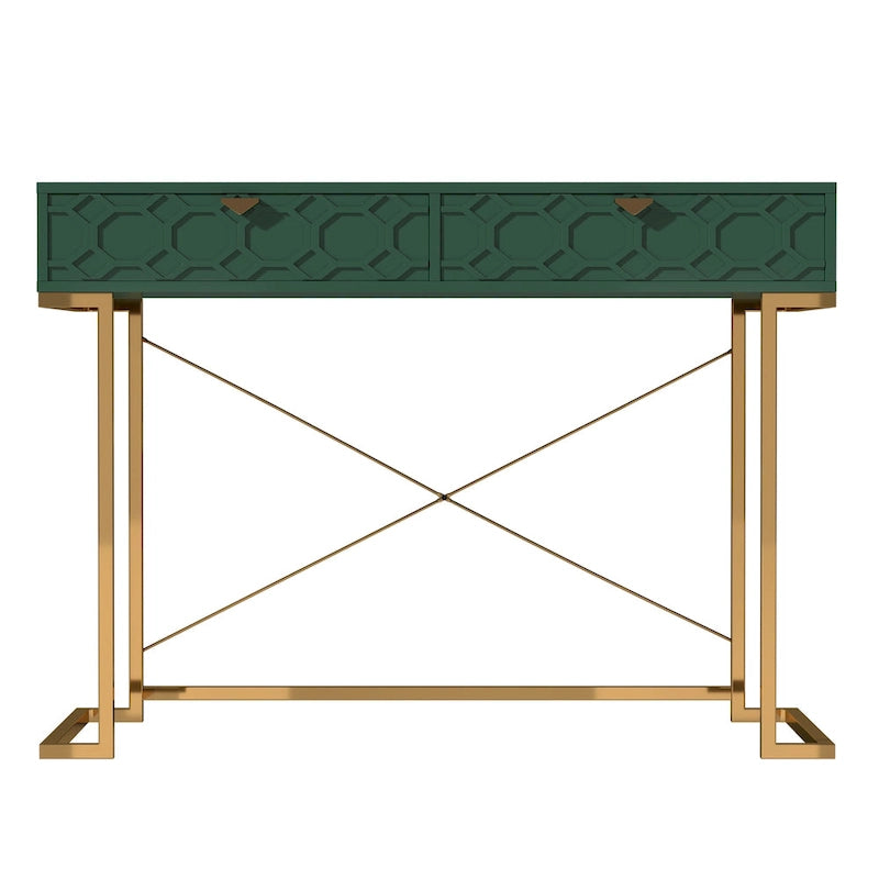 Scrivania da ufficio lucida Clihome con cassetti portaoggetti