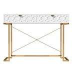 Scrivania da ufficio lucida Clihome con cassetti portaoggetti