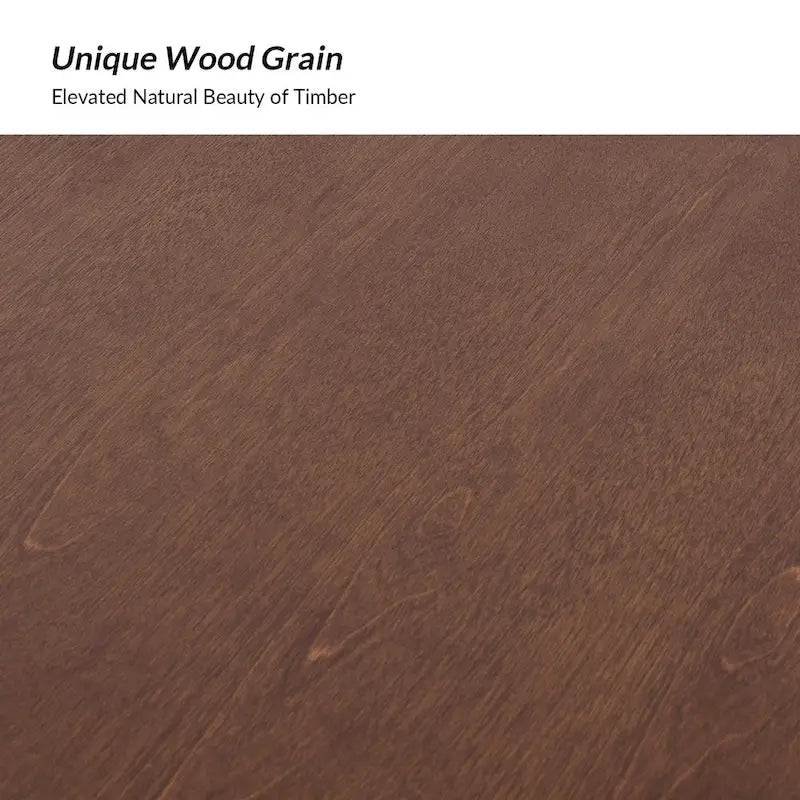 Tavolo da pranzo rotondo in legno massello Bryan Mid-century Modern 54 di HULALA HOME