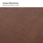 Tavolo da pranzo rotondo in legno massello Bryan Mid-century Modern 54 di HULALA HOME