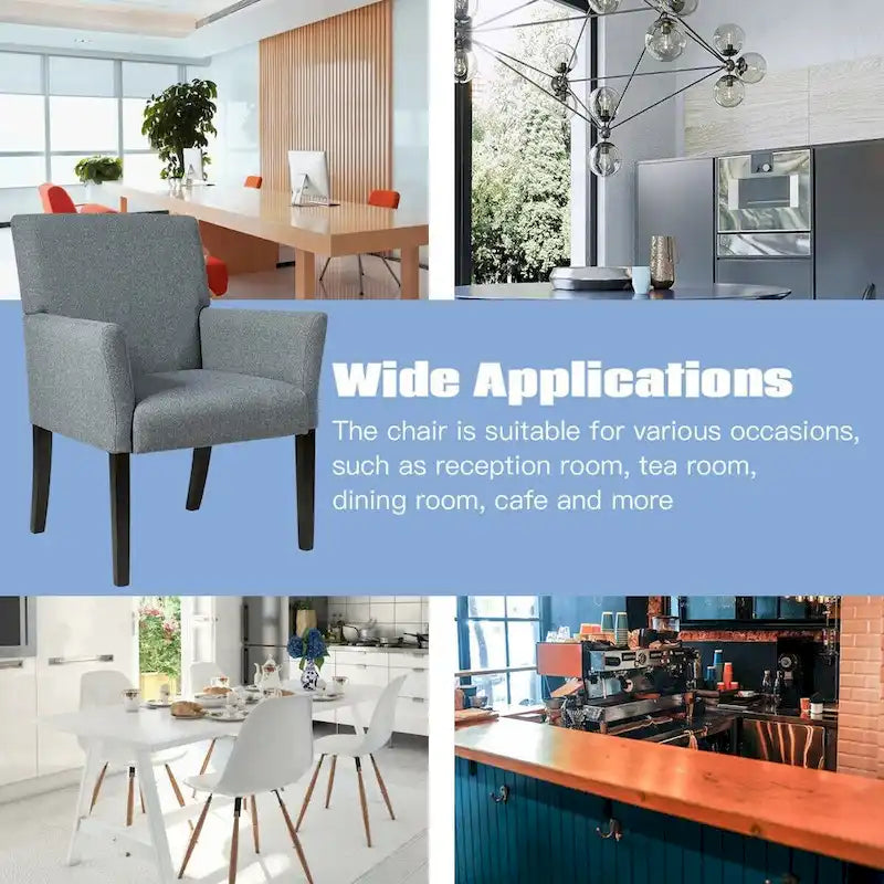 Poltrona per ospiti direzionale, per sala d'attesa e reception - 27,5 x 23 x 35,5 (L x P x A)