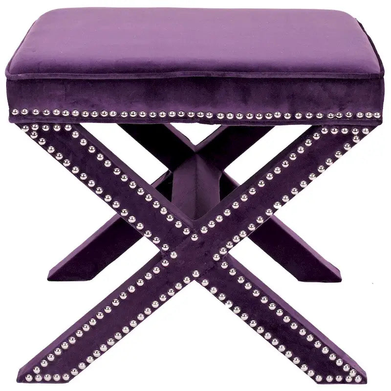 SAFAVIEH Shavonne X-Bench Ottoman