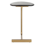 SAFAVIEH Marjorie C-Table - Nero / Oro - 19 x 15 x 25 - 19Wx15Dx25H