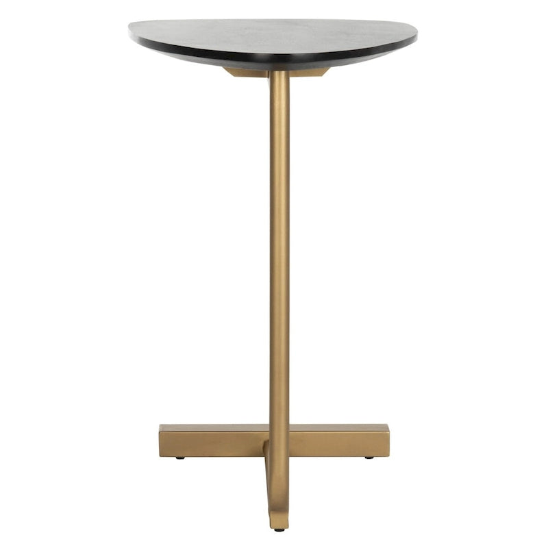 SAFAVIEH Marjorie C-Table - Nero / Oro - 19 x 15 x 25 - 19Wx15Dx25H