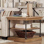 Tavolino laterale portaoggetti Barnstone Cornice Accent di iNSPIRE Q Artisan