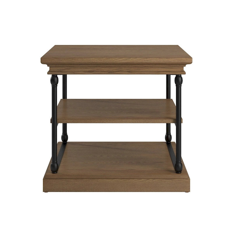 Tavolino laterale portaoggetti Barnstone Cornice Accent di iNSPIRE Q Artisan