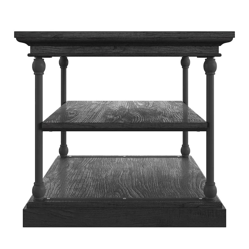 Tavolino laterale portaoggetti Barnstone Cornice Accent di iNSPIRE Q Artisan