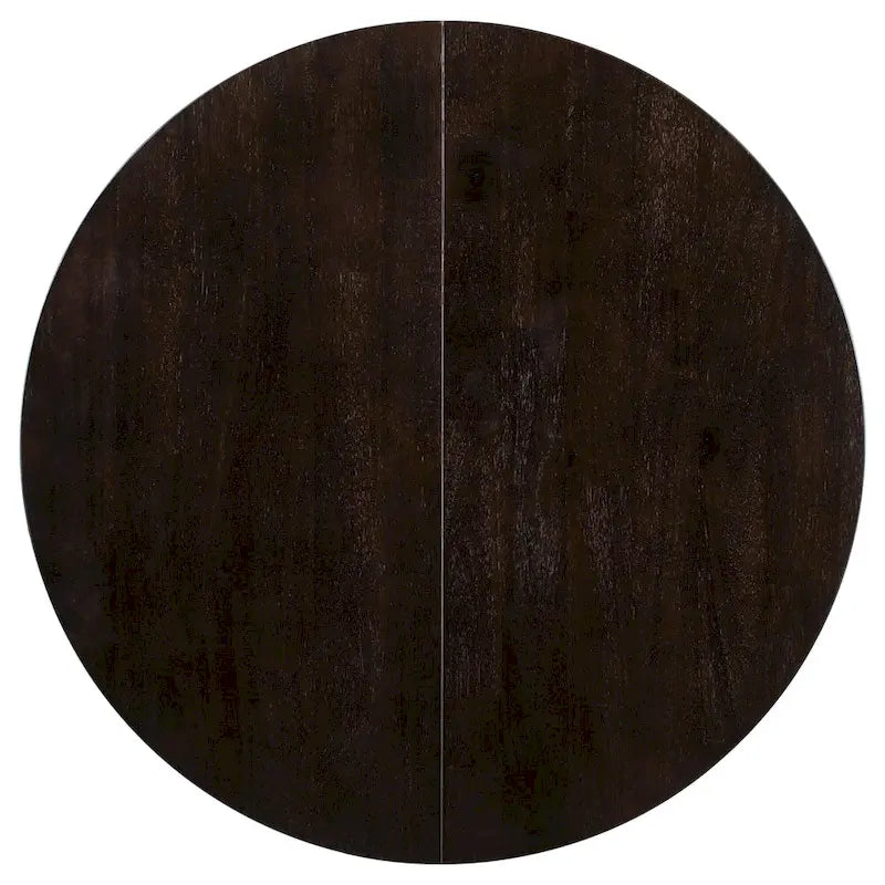 Tavolo da pranzo rotondo estensibile in stile fattoria con 16 ante - Elegante tavolo da cucina in legno