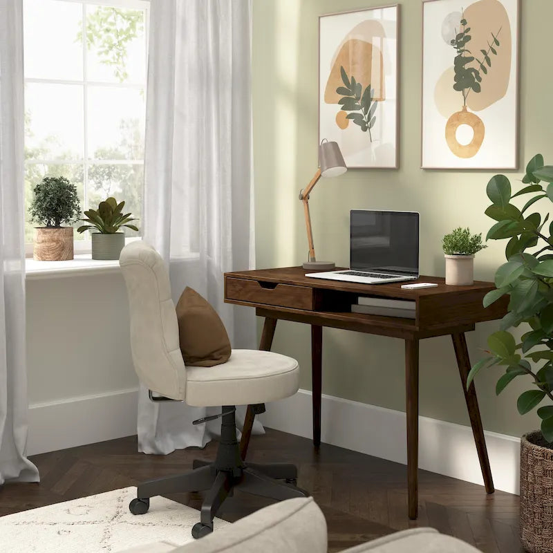 Scrivania per computer con contenitore Nora da 40 W di Bush Furniture