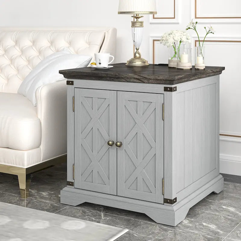 Tavolino da caffè con stazione di ricarica - altezza 25 pollici