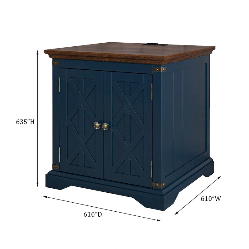 Tavolino da caffè con stazione di ricarica - altezza 25 pollici