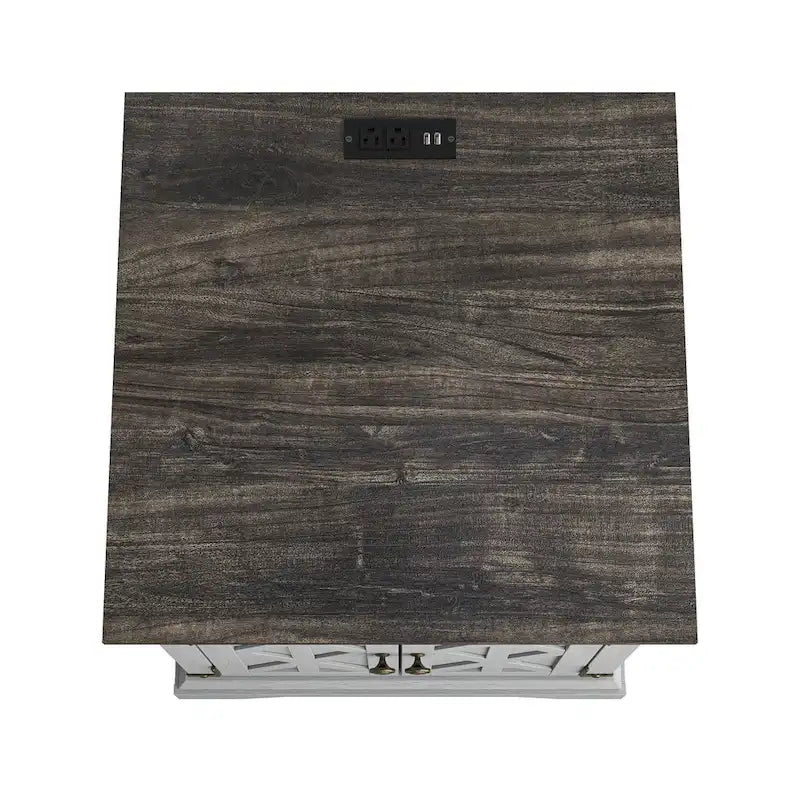 Tavolino da caffè con stazione di ricarica - altezza 25 pollici