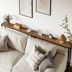 5.9 Tavolino da divano stretto, tavolino da consolle sottile con contenitore