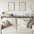 5.9 Tavolino da divano stretto, tavolino da consolle sottile con contenitore