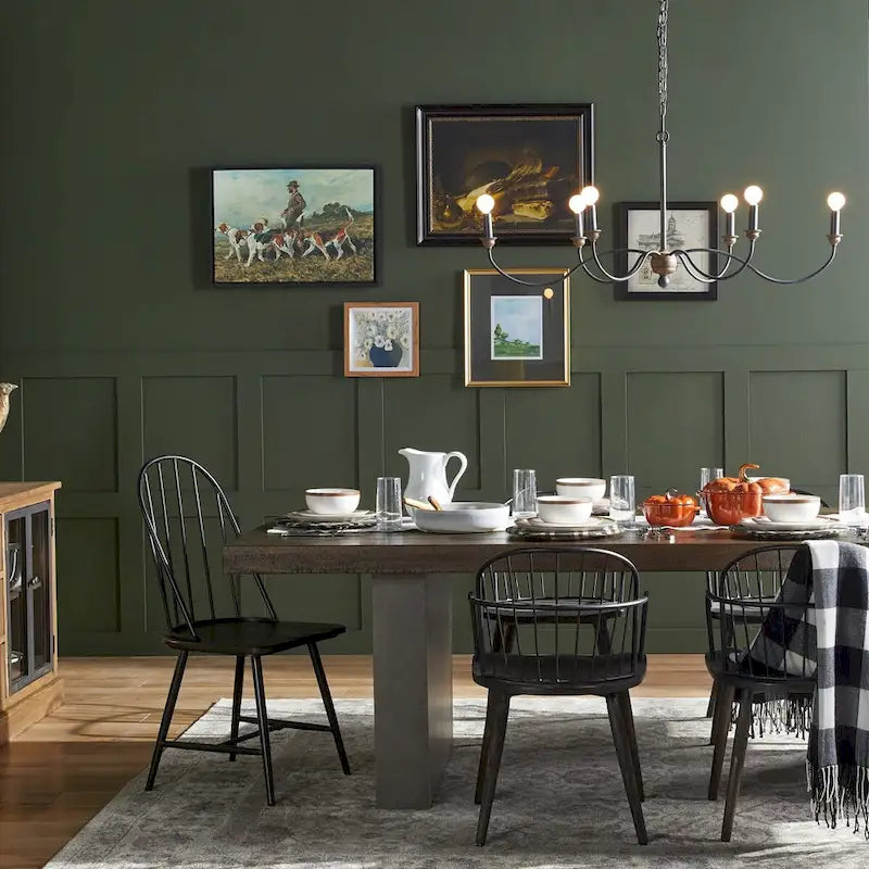 Tavolo da pranzo Blake in legno di recupero e cemento di iNSPIRE Q Artisan - Marrone